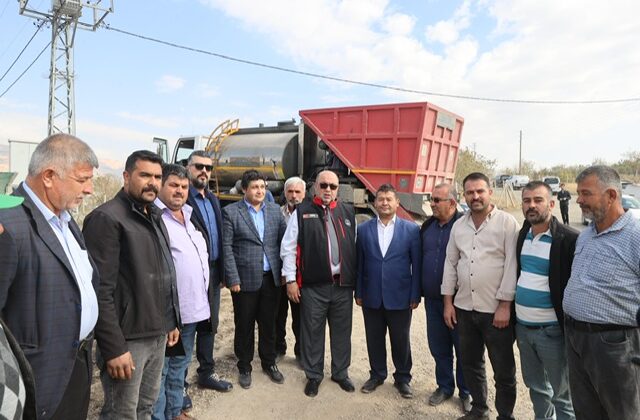 ELMALAR MAHALLESİNE YENİ YOL ÇALIŞMASI