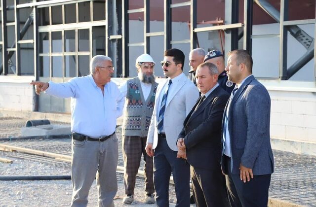 Pazarcık Kaymakamı Kaya, Küçük Sanayi Sitesi İnşaatını İnceledi