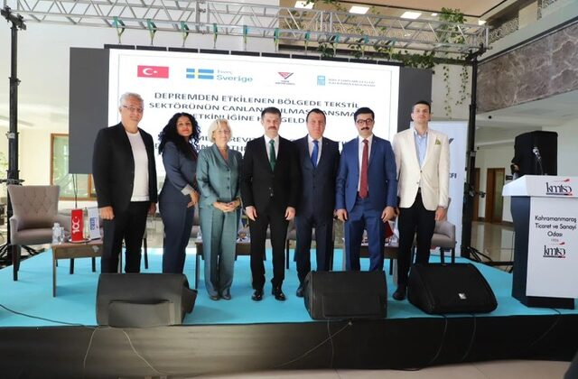 Kaymakam Kaya, Deprem Bölgesinde Tekstil Sektörünü Destekleyen Uluslararası Proje Lansmanına Katıldı