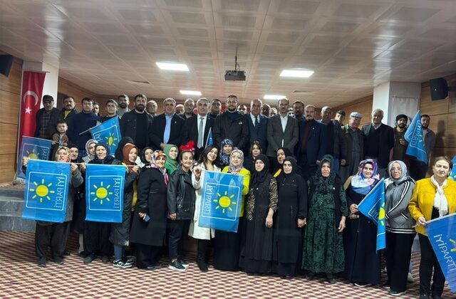 Çağlayancerit’te İyi Parti’ye Yoğun Katılım