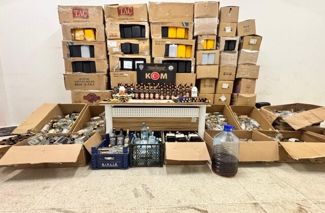 Kahramanmaraş’ta Sahte Alkol İmalatı ve Ticareti Operasyonu