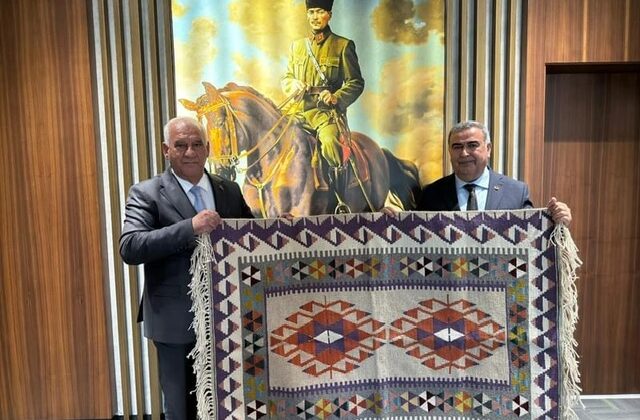 4 Belediye Başkanından, Göksun Belediye Başkanı Selim Cüce’ye Ziyaret