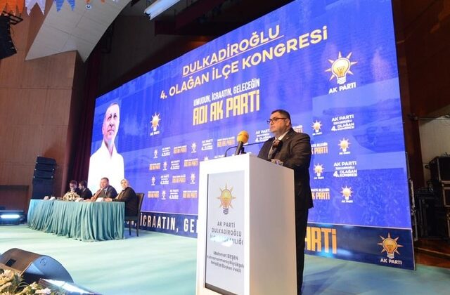 Mehmet Beşen, AK Parti Dulkadiroğlu İlçe Kongresi’nde Fatma Betül Sayan Kaya ile İlgili Duygusal Anısını Paylaştı
