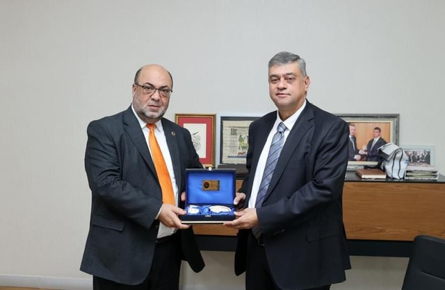 Dulkadiroğlu Belediye Başkanı Akpınar ve Ekibi, İş İnsanı Mahmut Arıkan’ı ziyaret etti