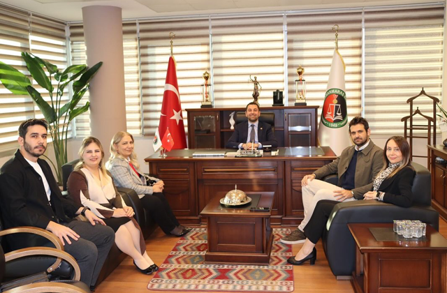 Başkan Kaya’dan Kahramanmaraş Barosu’na Hayırlı Olsun Ziyareti