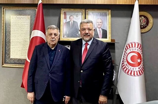 KMSMMMO Başkanı Abdullah Kalın’dan Türk Parlamenterler Birliği Genel Başkanı Nevzat Pakdil’e Ziyaret