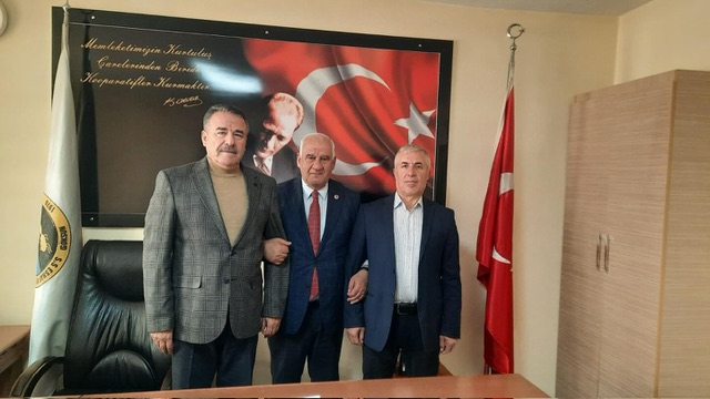 Başkan Selim Cüce’den Esnaf Kooperatifine Ziyaret