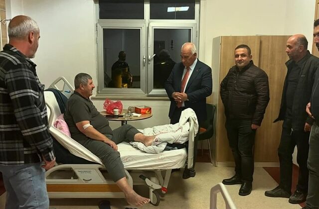 Göksun Belediye Başkanı Selim Cüce’den Hastane Ziyareti