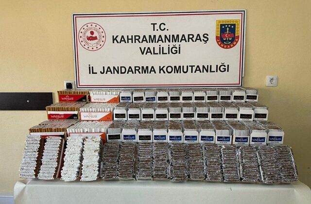 Kahramanmaraş’ta Makaron Operasyonu: 100.000 Adet Sahte Sigara Makaronu Ele Geçirildi