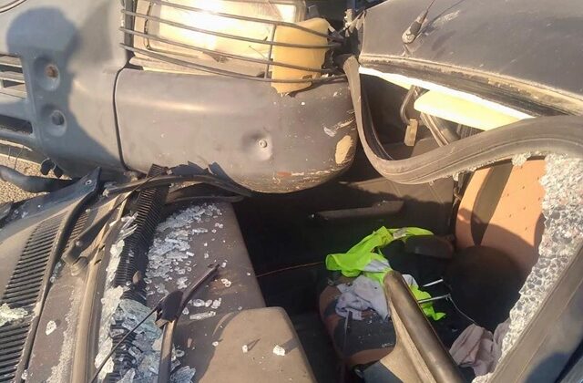 Kahramanmaraş’ta ezilmekten son anda kurtuldu