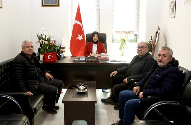 Kahramanmaraş Gazeteciler Cemiyeti’nden Fatma Özay’a Ziyaret