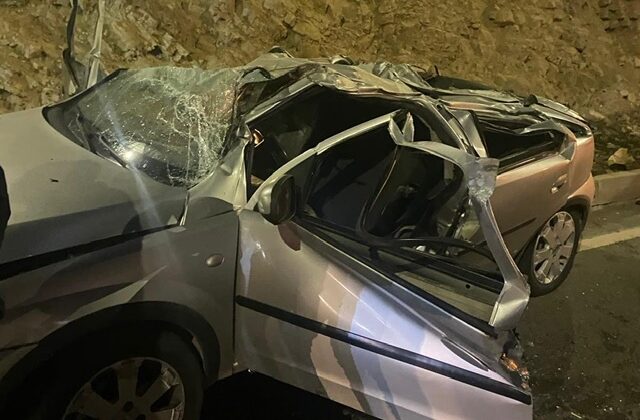 Kahramanmaraş’ta otomobil takla attı: 2 yaralı