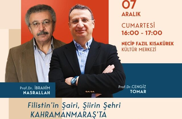 İsimler Filistin’de Yaşanan İnsanlık Dramını anlatacak
