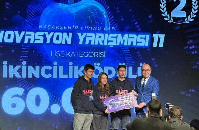 SANKO OKULLARI ÖĞRENCİLERİ “İNOVASYON YARIŞMASI”NDA TÜRKİYE İKİNCİSİ OLDU