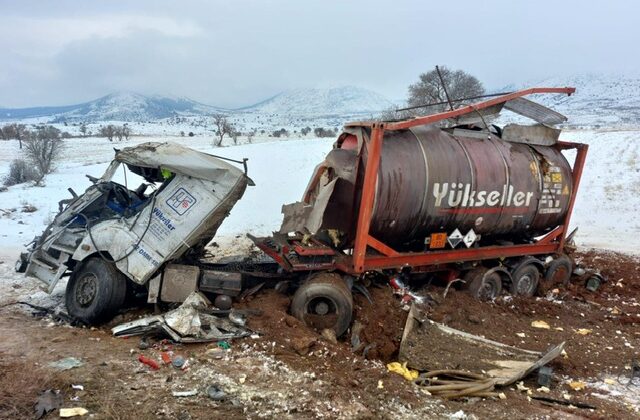 Kahramanmaraş’ta tanker devrildi: 1 ağır yaralı