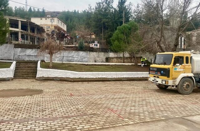 Yeşilyöre Halk Pazarı’nda Temizlik Çalışmaları Tamamlandı