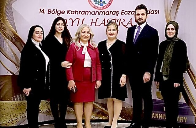 14. Bölge Kahramanmaraş Eczacı Odası 50. Yıl Özel Gecesi Düzenledi
