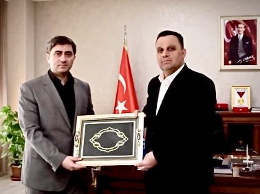 BAŞKAN HALİT ORHAN’DAN KAYMAKAM SALİH ÇİĞDEM’E ANLAMLI ZİYARET