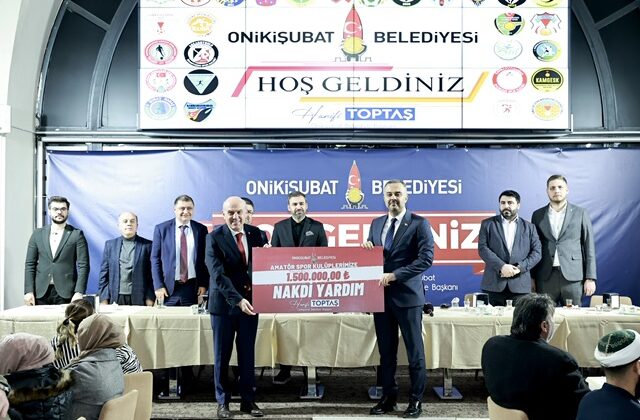 Başkan Toptaş’tan 48 spor kulübüne 1,5 milyon TL’lik dev destek