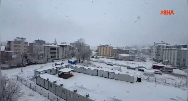 Kahramanmaraş’ta kar yağışı etkili oldu