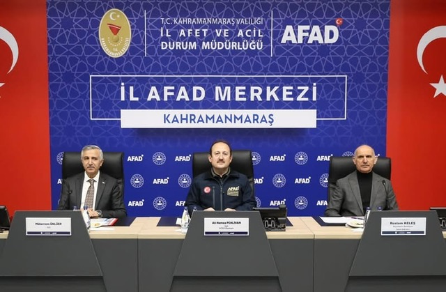 Kahramanmaraş İl AFAD Müdürlüğü’nde Kahramanmaraş Afet Koordinasyon ve Değerlendirme Toplantısı yapıldı