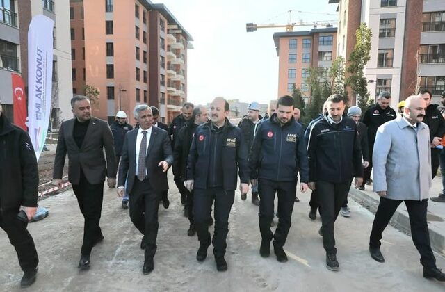 AFAD Başkanı Pehlivan, Kahramanmaraş’ta Deprem Konutlarını İnceledi