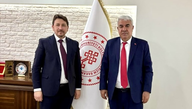 Başkan Ahmet Kuybu’dan İl Kültür ve Turizm Müdürü Eshabil Yıldız’a Hayırlı Olsun Ziyareti