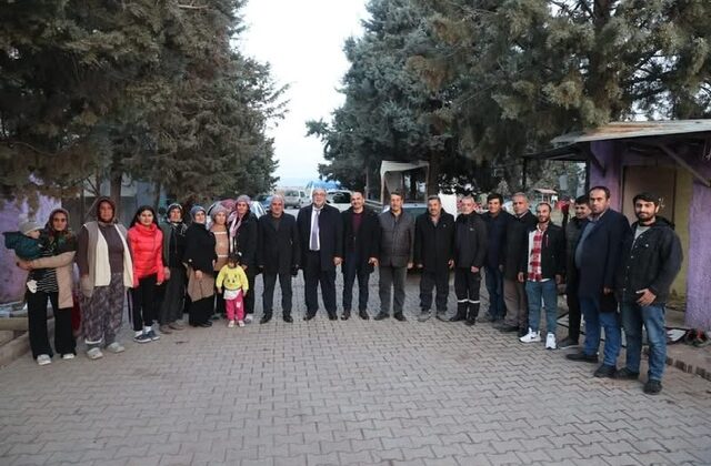 Başkan Akpınar’dan Arslanbey Çiftliği Mahallesi’ne Ziyaret