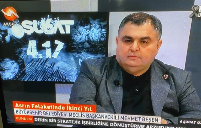 Mehmet Beşen, 6 Şubat Depreminin Acı Hatıralarını Aksu TV’de Paylaştı