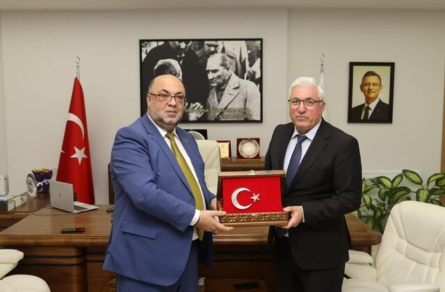 Başkan Akpınar’dan Pazarcık Belediye Başkanı Haydar İkizer’e Ziyaret