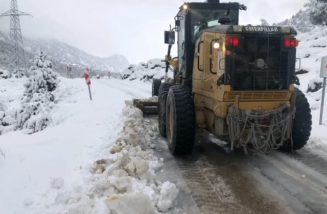 Onikişubat Belediyesi Karla Mücadelede Teyakkuzda