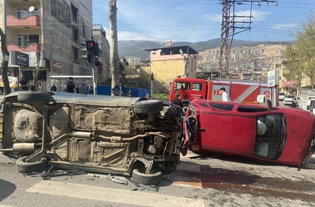 Kahramanmaraş’ta zincirleme kaza: 3 yaralı