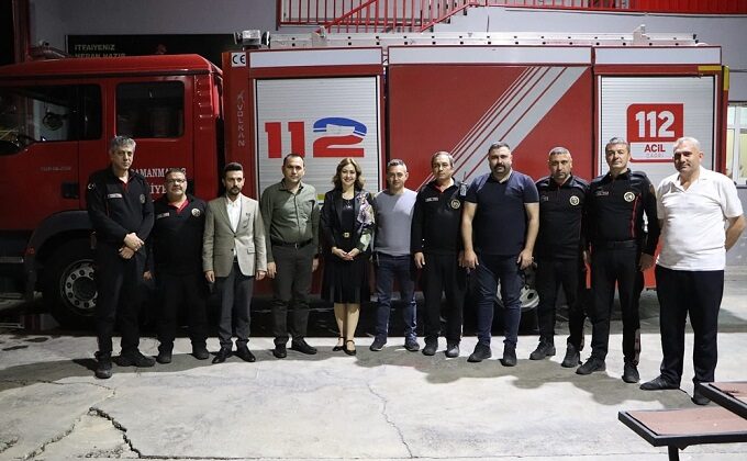 MHP Kahramanmaraş Milletvekili Doç. Dr. Zuhal Karakoç Dora, İtfaiye Teşkilatını Ziyaret Etti