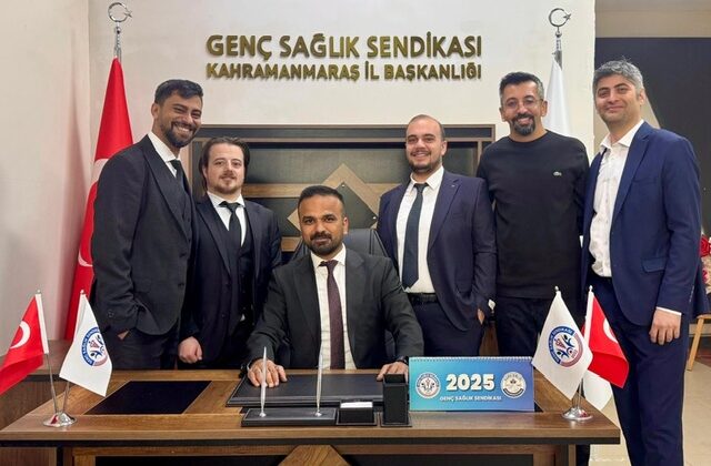Kahramanmaraş Genç Sağlık Sendikası başkanını seçti