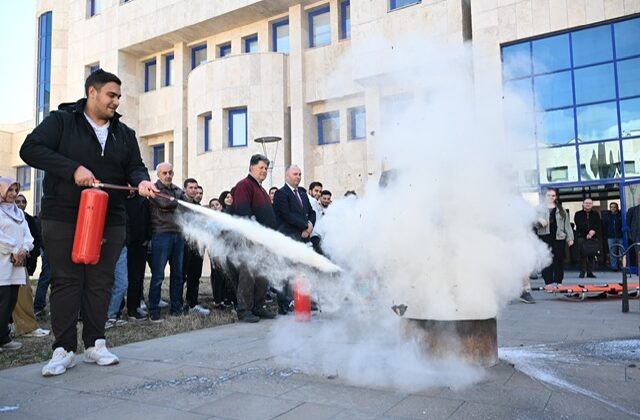 KSÜ’de Gerçekçi Yangın Tatbikatı: Bilinçlendirme ve Hazırlık Ön Planda