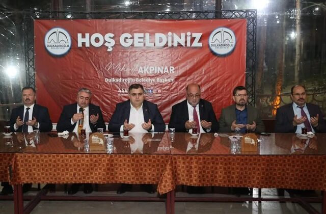 Dulkadiroğlu Belediye Başkanı Mehmet Akpınar, İftar Programında Bir Araya Geldi