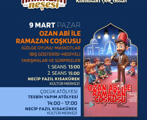 Ramazan Neşesi NFK’da; Haydi Çocuklar Büyükşehir’in Etkinliklerine