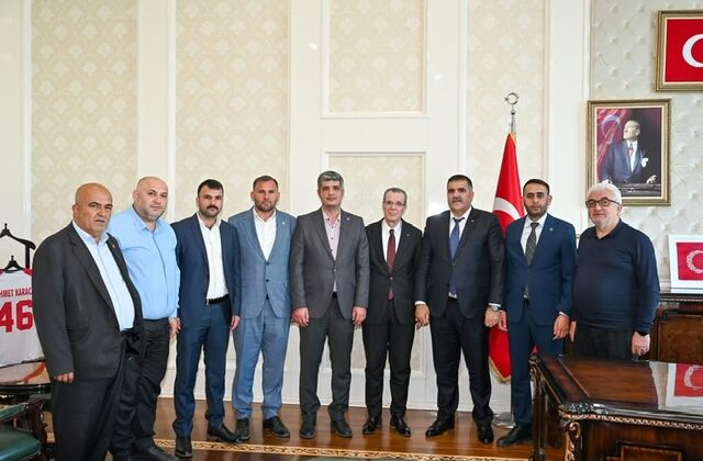 Yeniden Refah Partisi Heyetinden Türkoğlu Belediyesine Ziyaret