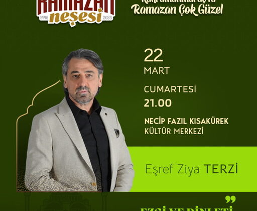 Eşref Ziya, Gönüllere Dokunan Nağmelerle Unutulmaz Bir Ramazan Akşamı Yaşatacak