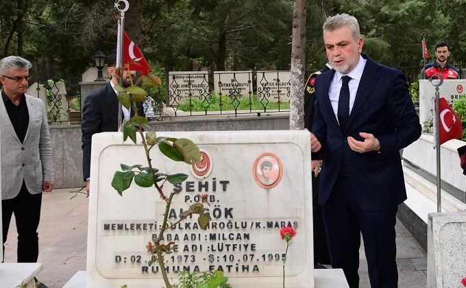 Bayram Arifesinde Aziz Şehitler ve Deprem Şehitleri Kabri Başında Dualarla Yâd Edildi