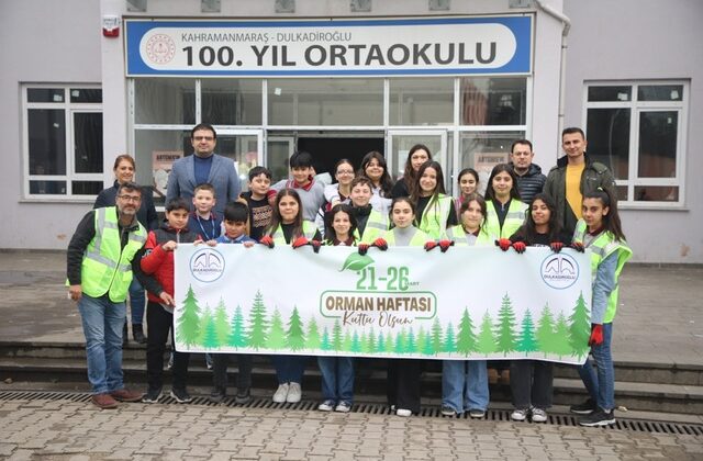 DULKADİROĞLU’NDA ORMAN HAFTASI COŞKUSU: AĞAÇ DİKME SEFERBERLİĞİ BAŞLATILDI