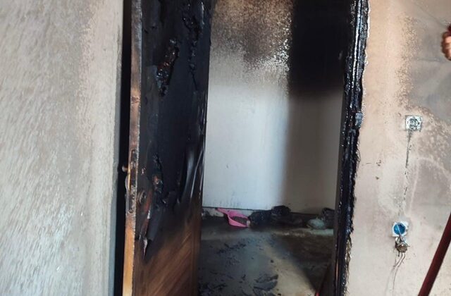 Göksun’da elektrik kontağı evi yaktı