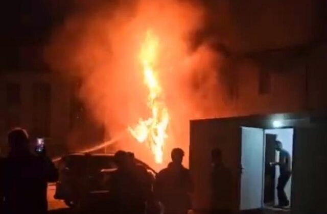 Kahramanmaraş (SHA)- Kahramanmaraş’ta konteynırda çıkan yangın maddi hasara neden oldu.