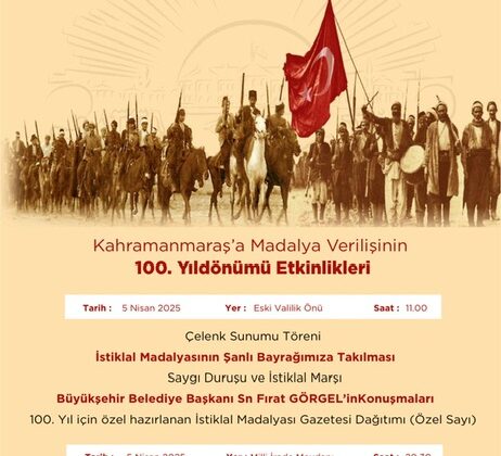 İstiklal Madalyası’nın 100. Yılı Büyük Bir Coşkuyla Kutlanacak