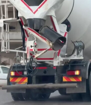 Beton Mikserine 152 Bin TL Ceza; Görüntü ve Çevre Kirliliğine Geçit Yok