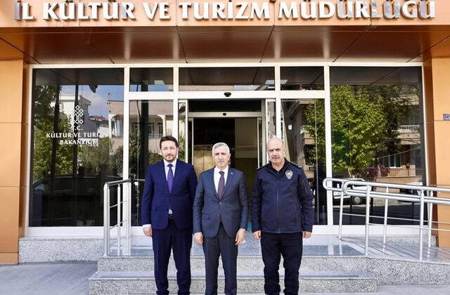 Vali Ünlüer’den İl Kültür ve Turizm Müdürü Yıldız’a Hayırlı Olsun Ziyareti