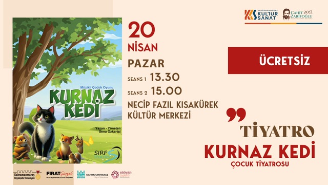 “Kurnaz Kedi” Minik İzleyiciler İçin Sahne Alacak