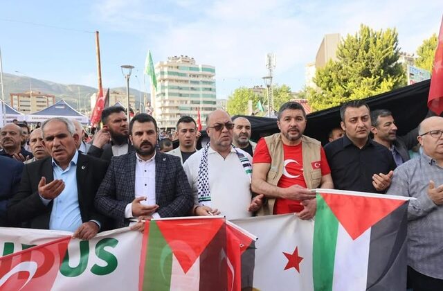 GAZZE, KUDÜS VE MESCİD-İ AKSA İÇİN KAHRAMANMARAŞ TEK YÜREK OLDU