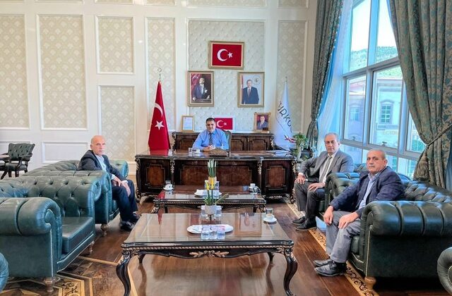 Türkoğlu Belediye Başkanı Mehmet Karaca’ya Ziyaret