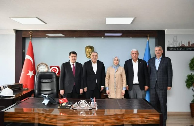 KMESOB Başkanı Ahmet Kuybu, Nurettin Akçul’un Davetine Katıldı